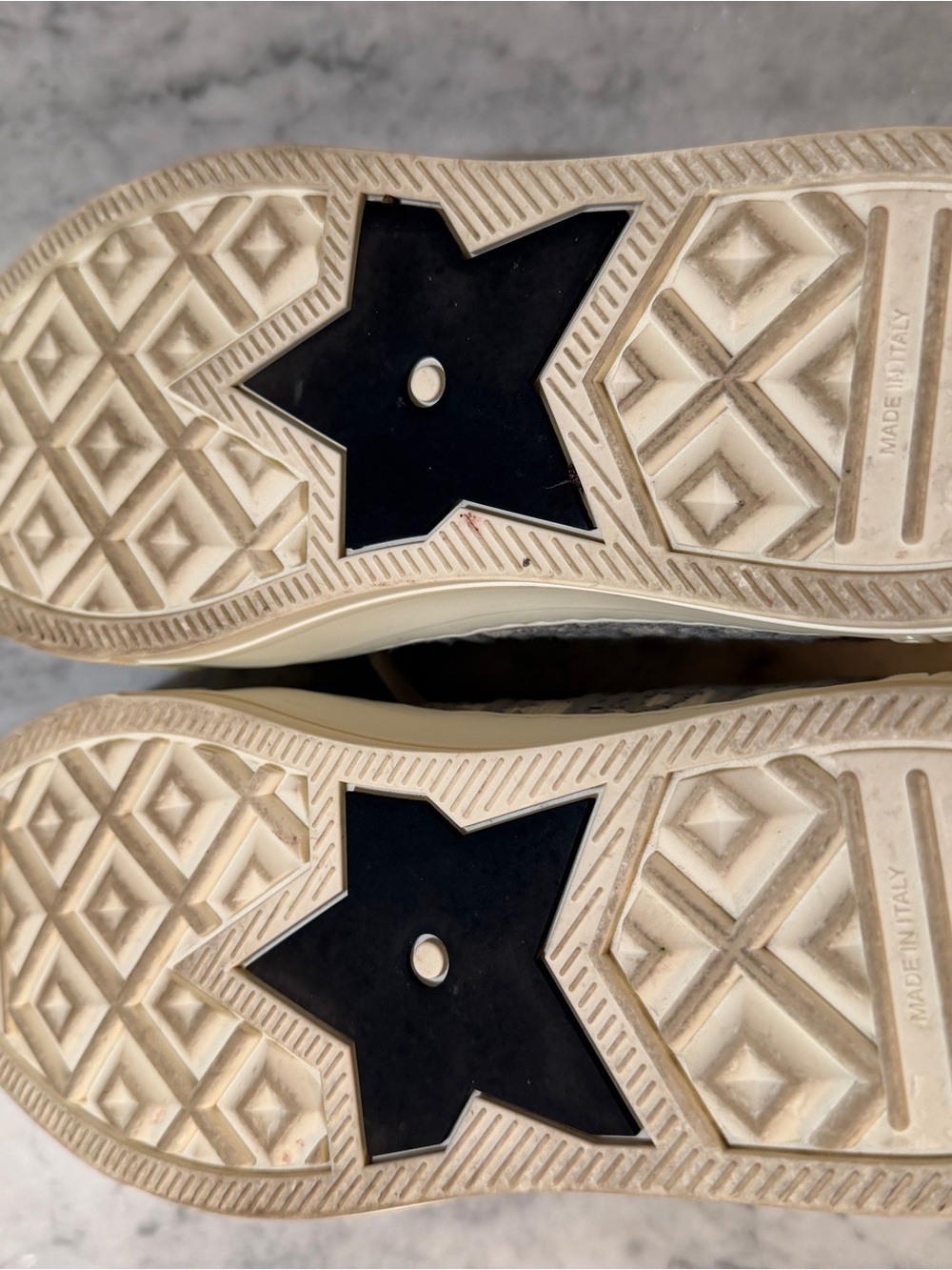 Dior “Walk ‘N’Dior” Beige and Gray Monogram Canvas Sneakers - Picture 6 of 11